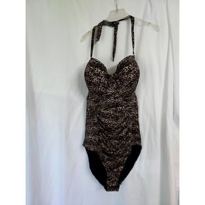 Swimsuits for All - Animal Print One Piece Plus Size 24